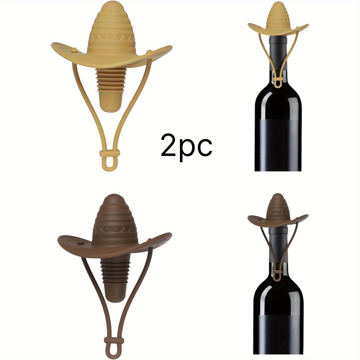 Wine Beer Hat - Bouchon de bouteille de vin en