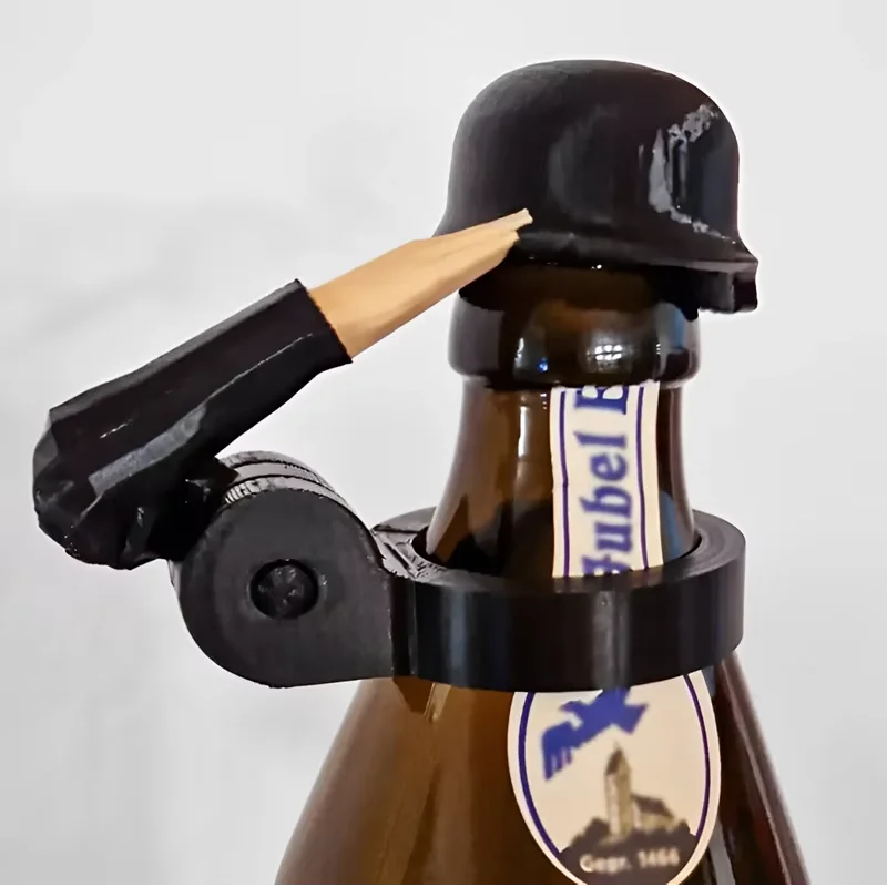 Wine Beer Hat - Casque amusant pour bouteille de bière,