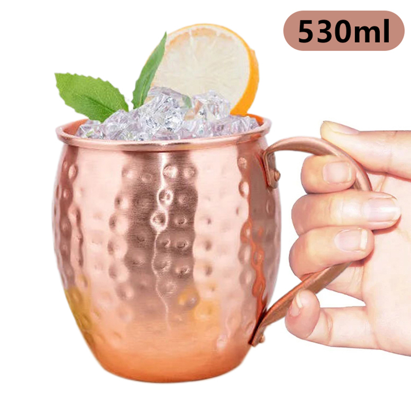 Wine Beer Coffee - 【F】530ml Tasse Moscow Mule 100% Cuivre,