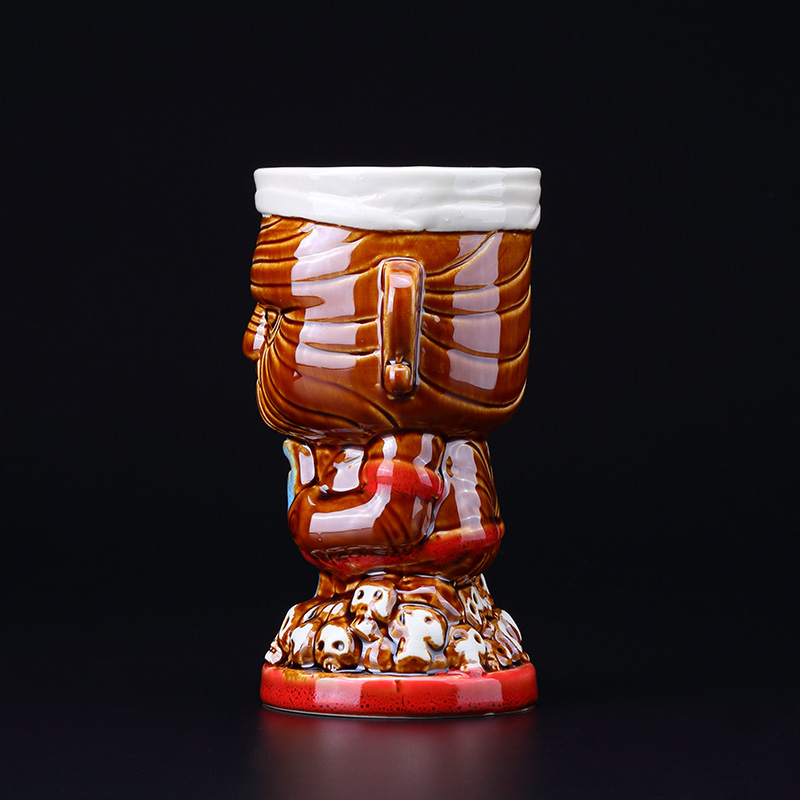 Wine Beer Coffee - Tasse Tiki en céramique de 520ml,