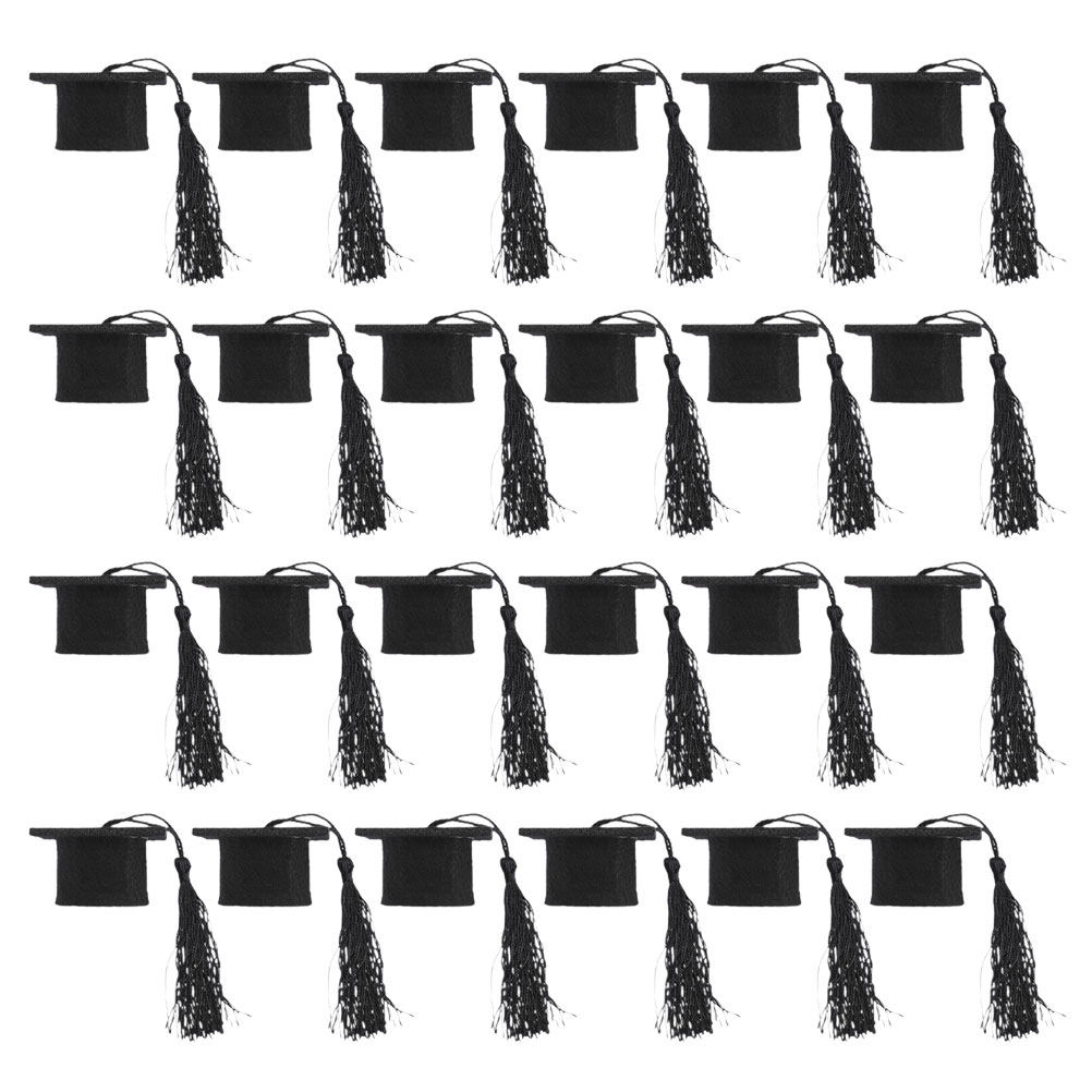 Wine Beer Hat - 24 mini-couvercles en feutre pour bouteilles