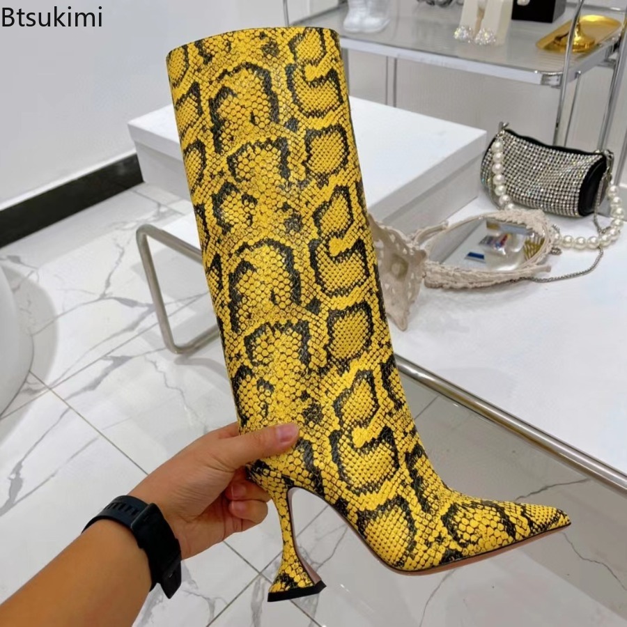 Wine Or Beer - Bottes à talons hauts pour femmes