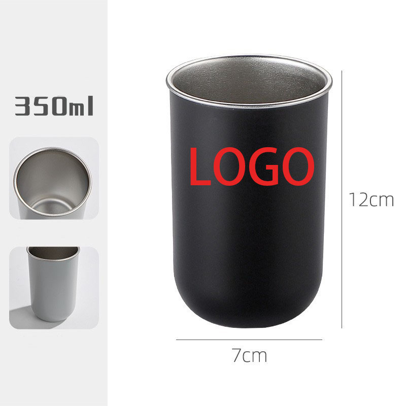 Wine Beer Coffee - Mug isotherme personnalisé en acier inoxydable