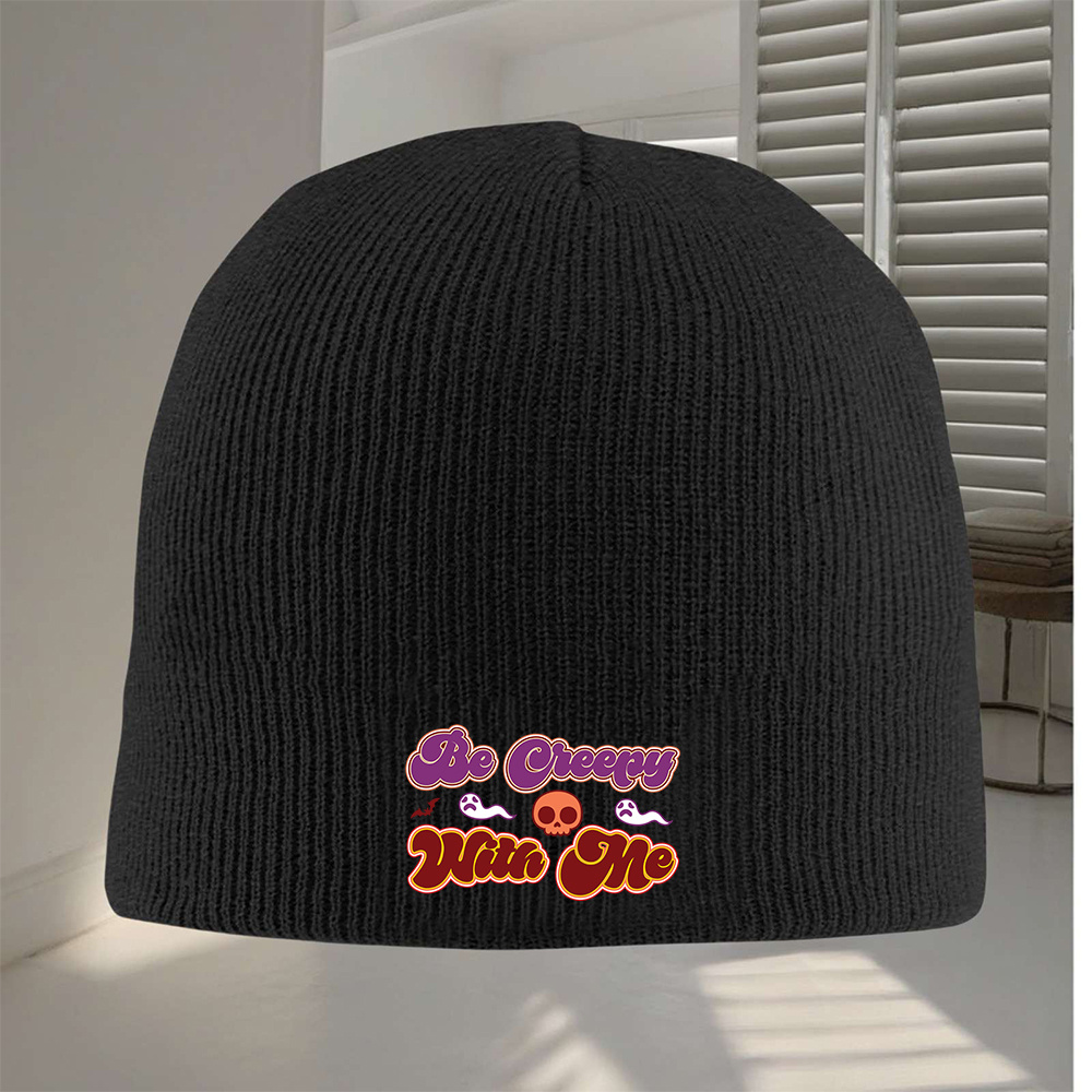 Wine En Beer - 1pc bonnet d'Halloween-casquette d'hiver Skullies drôle