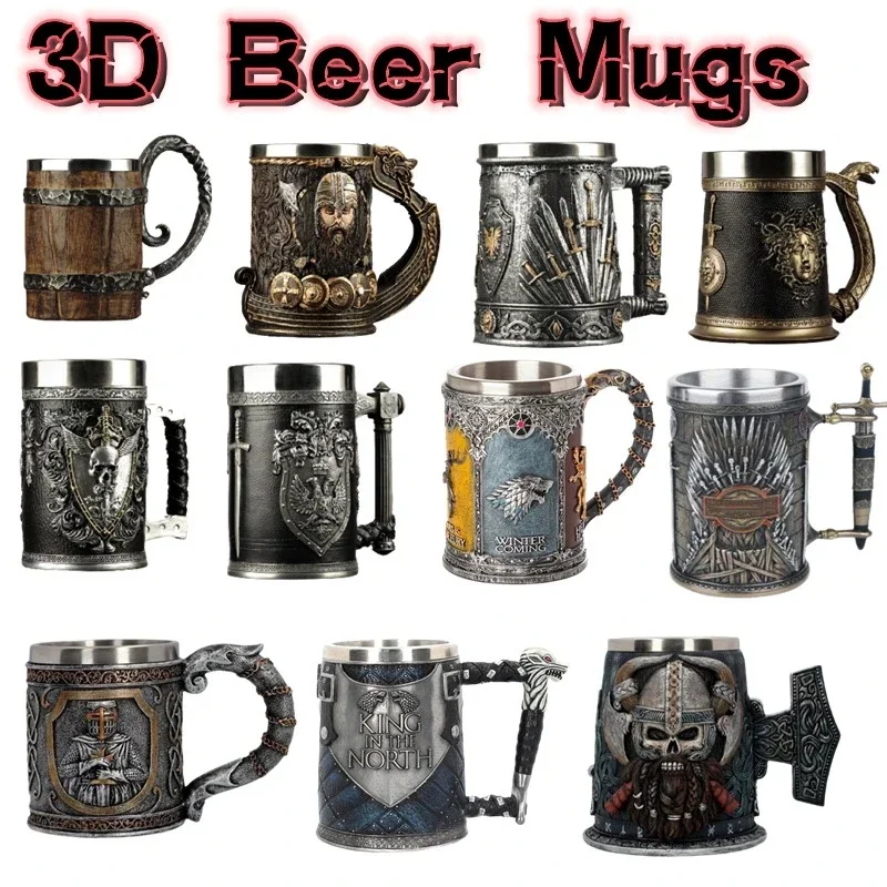 Mug à bière 3D, tasse à café,  - Wine Beer Coffee avis et prix