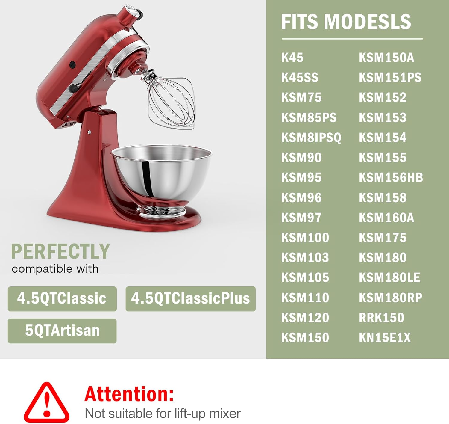 Bol en acier inoxydable de 3 l - Kitchenaid Mixer Artisan 5Qt avis et prix
