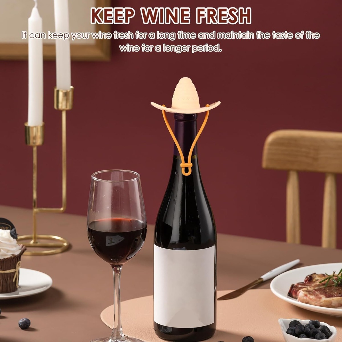 Bouchon de bouteille de vin en - Wine Beer Hat avis et prix