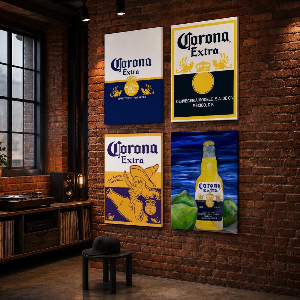 Tableau mural encadré en bois  - Wine En Beer avis et prix