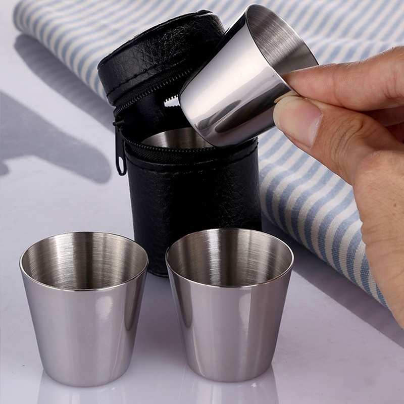 4/6 pièces tasses en acier ino - Wine Beer Coffee avis et prix