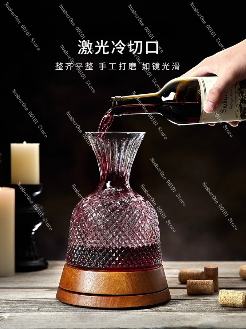 Carafe à vin rotative de luxe  - Decanter Aerator Set avis et prix