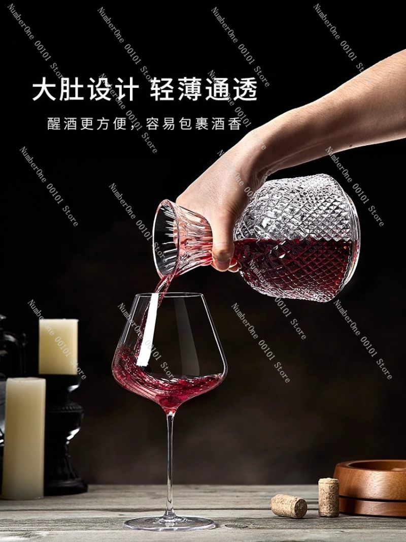Carafe à vin rotative de luxe  - Decanter Aerator Set avis et prix