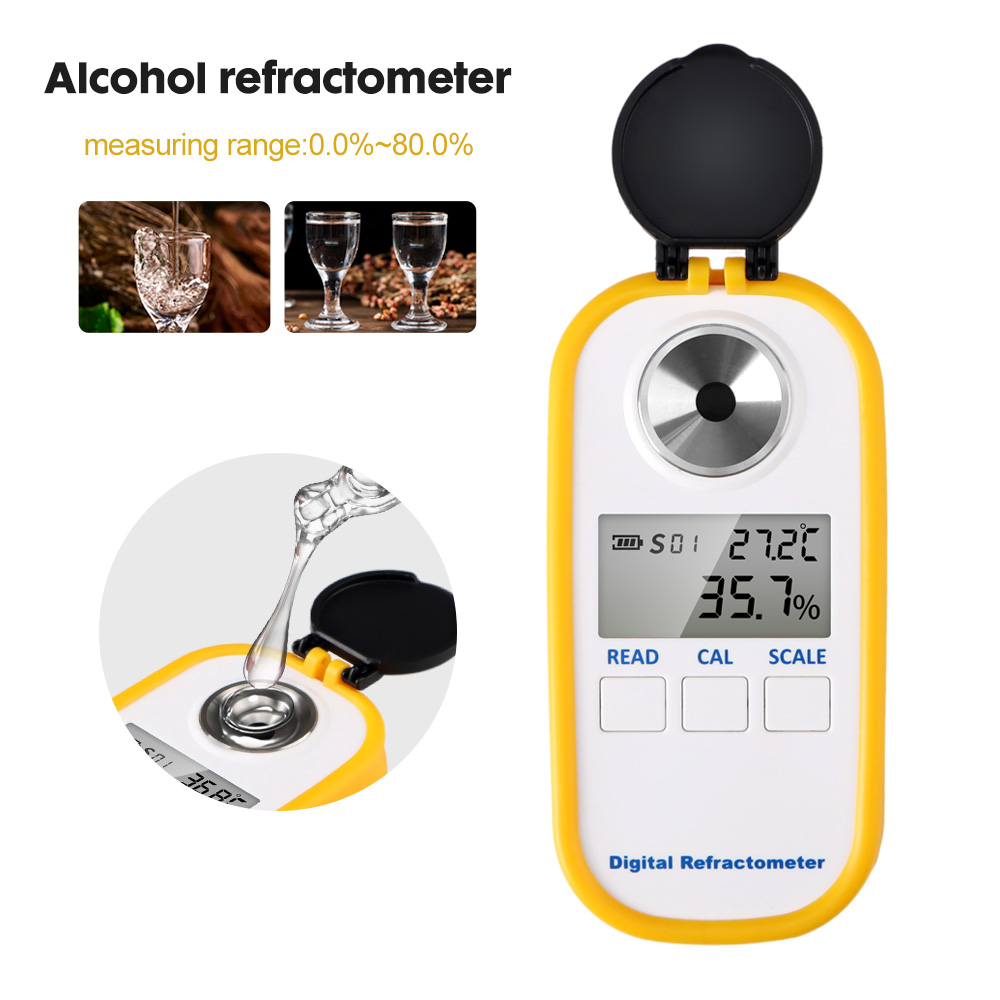 Réfractomètre numérique d'alco - Wine To Beer Alcohol avis et prix