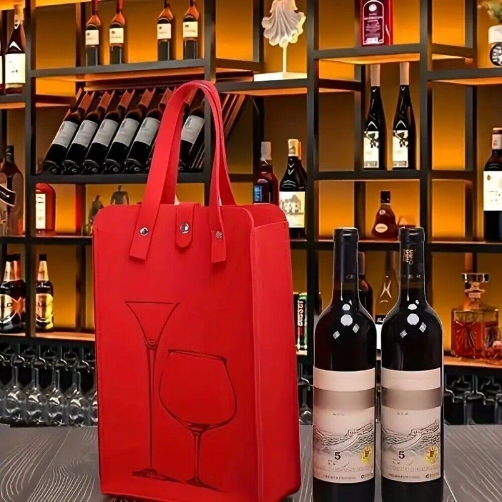 Sac à vin en feutre de haute q - Wine & Beer Quito avis et prix