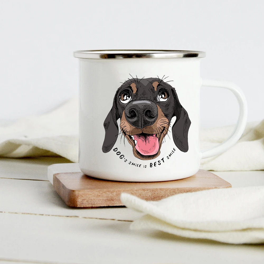 Tasse en émail créative imprim - Wine Beer Coffee avis et prix