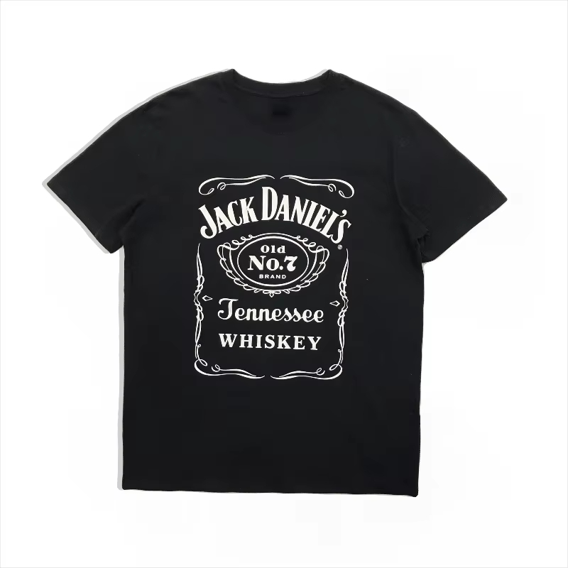 T-shirt imprimé à col rond pou - Wine Or Beer avis et prix